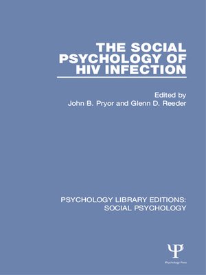 cover image of The Social Psychology of HIV Infection
